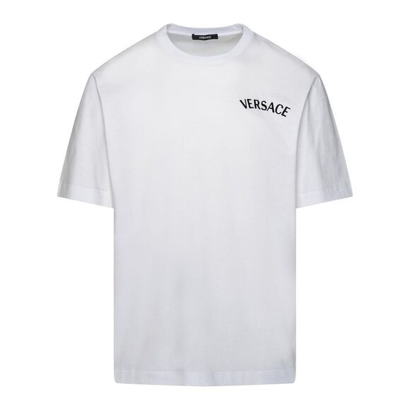 Versace Men White Cotton T-Shirt main image 1